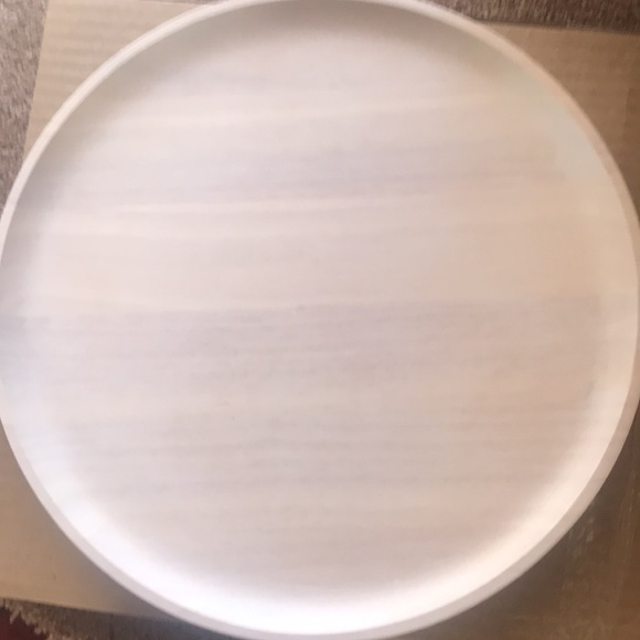 Wooden Serve Platter- NIB- 12” across- Made in Thailand - Picture 6 of 6